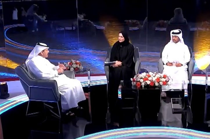 لقاء الدكتور يوسف الكاظم رئيس الاتحاد العربي للعمل التطوعي مع التلفزيون القطري للحديث حول الاستعدادات لكأس العالم في قطر 2022